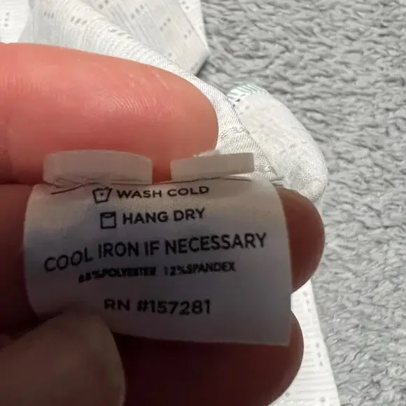 Mizzen+Main Leeward Shirt Mens Large Short Sleeve Button Up Performance Stretch - Picture 8 of 9